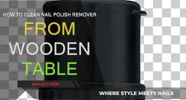 Cleaning Nail Polish Remover: Saving Your Wooden Table