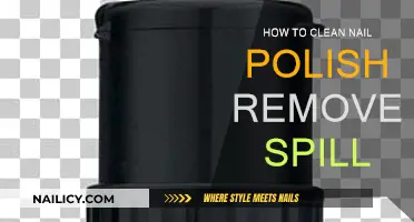 Quickly Clean Nail Polish Remover Spills
