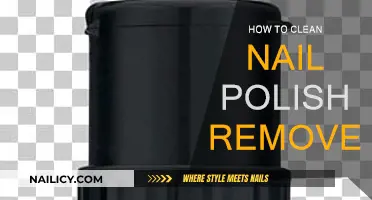 Quickly Cleaning Nail Polish Remover Stains