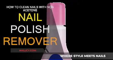 Effective Nail Cleaning with Non-Acetone Remover