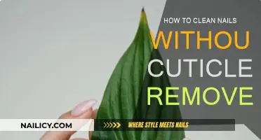 Effective Ways to Clean Nails Without Cuticle Remover