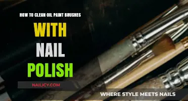 Clean Oil Paint Brushes Easily with Nail Polish: A Quick Guide