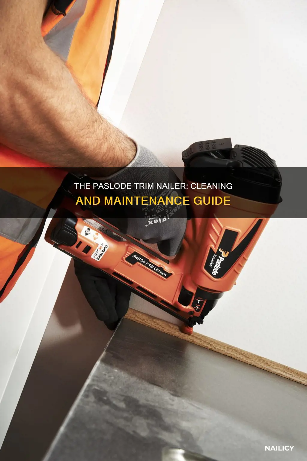 how to clean paslode trim nailer