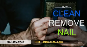 Effective Cleaning Methods for Removed Nails