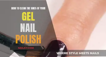 Gel Nail Polish: Cleaning Up the Sides