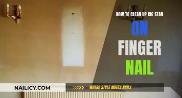 Get Rid of Cigarette Stains on Your Fingernails