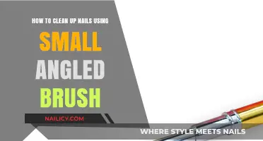 Effortless Nail Care: Mastering the Art of Cleaning with a Small Angled Brush