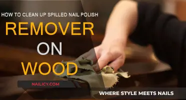 Cleaning Nail Polish Remover: Quick Action for Wood