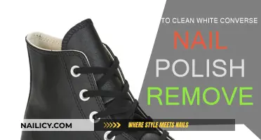 Clean White Converse: Nail Polish Remover Hack