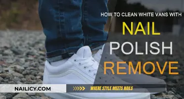 Cleaning White Vans: Nail Polish Remover to the Rescue