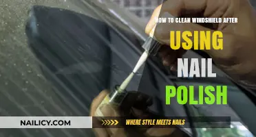 Effective Tips to Clean Windshield After Nail Polish Mishaps