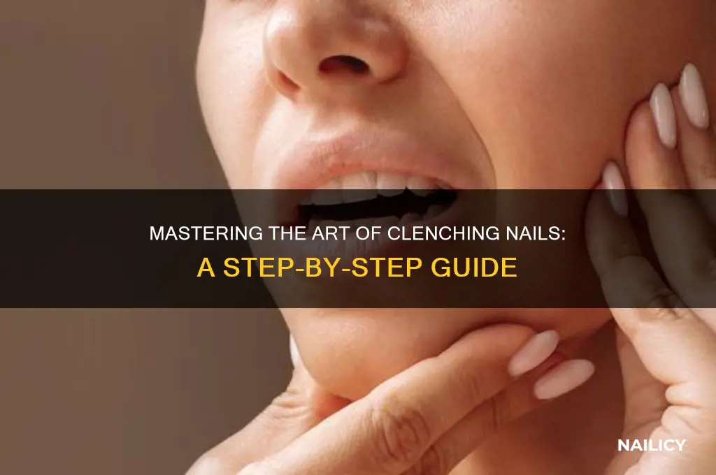 how to clench nail