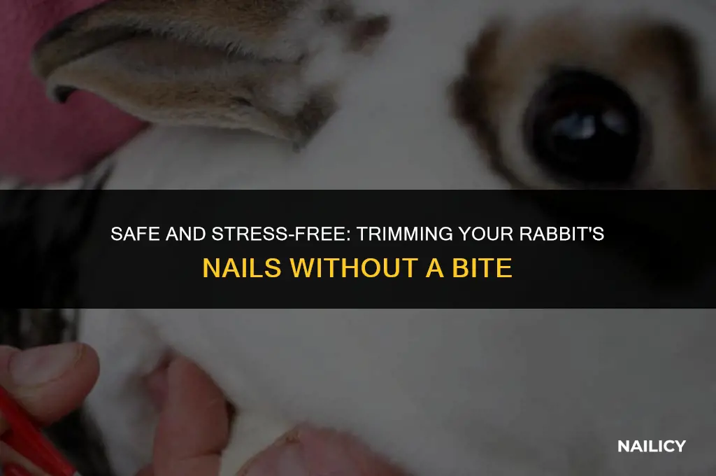 how to clip a rabbit