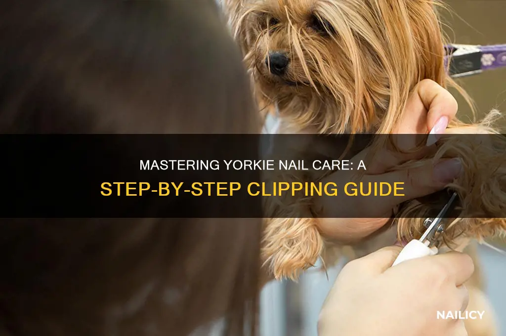 how to clip a yorkie