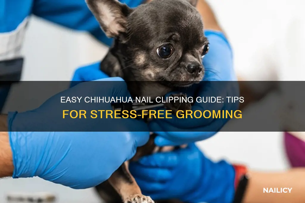 how to clip chihuahua nails