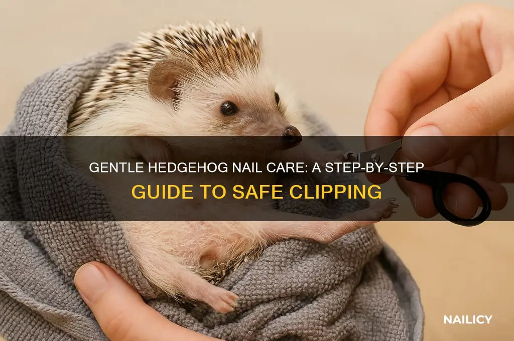 how to clip hedgehog nails