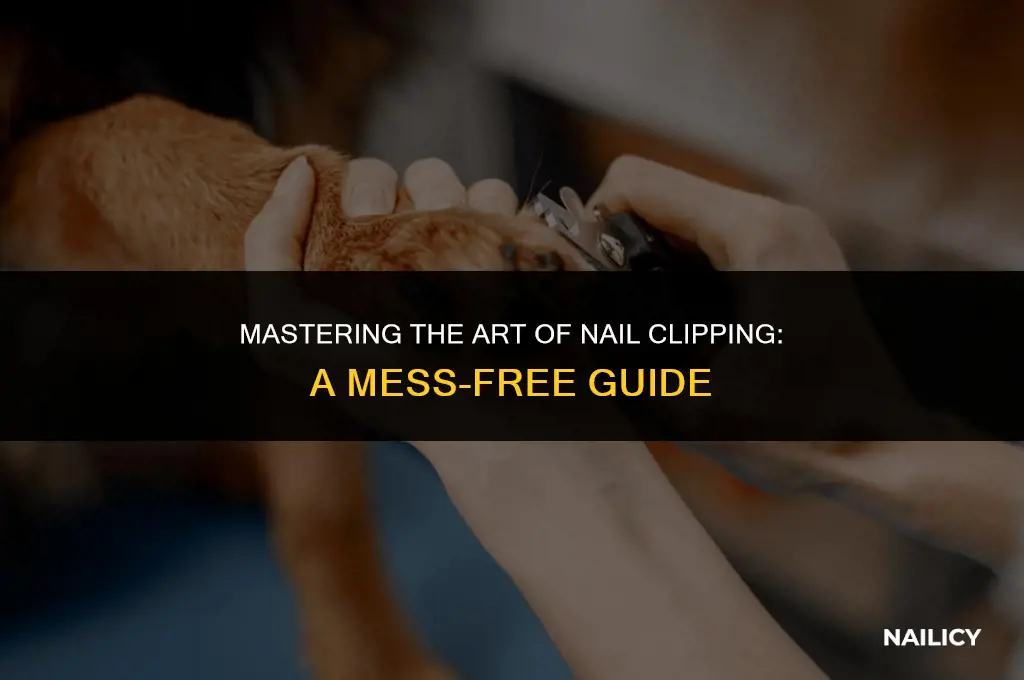 how to clip your nails without getting them everywhere