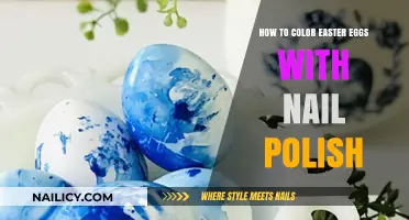 Creative Easter Egg Decorating: Using Nail Polish for Vibrant Designs