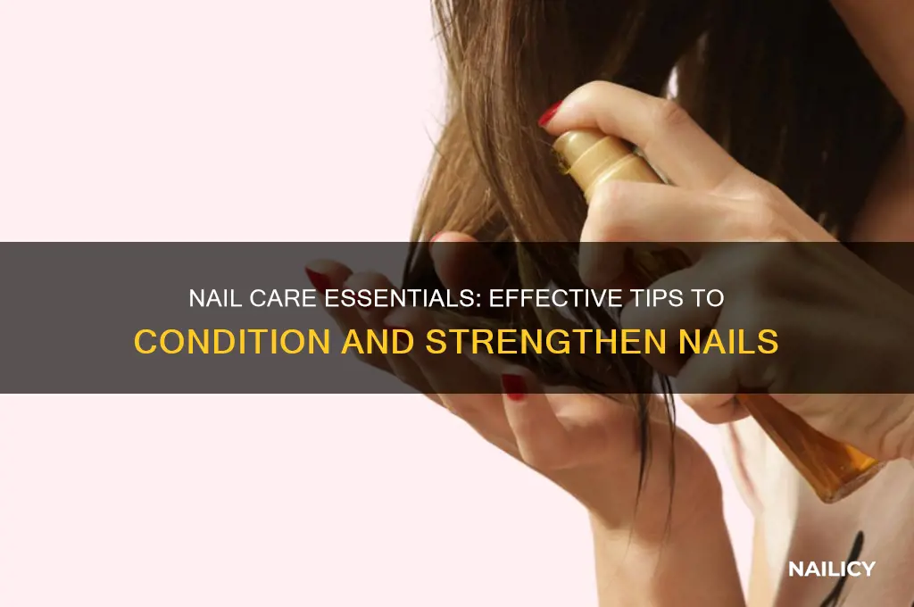 how to condition nails