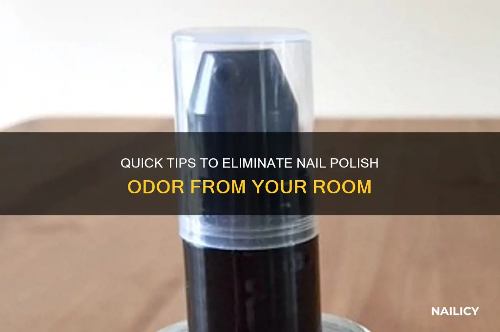 how to console nail polish smell out of room