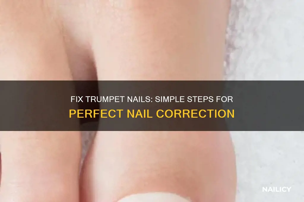 how to correct trumpet nails