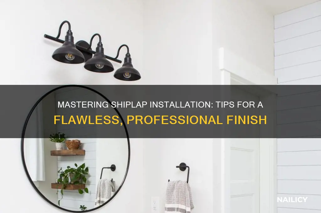 how to correctly nail shiplap