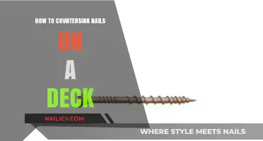 Mastering Deck Nail Countersinking: Techniques for a Professional Finish