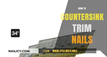 The Perfect Trim: Countersinking Nails Like a Pro