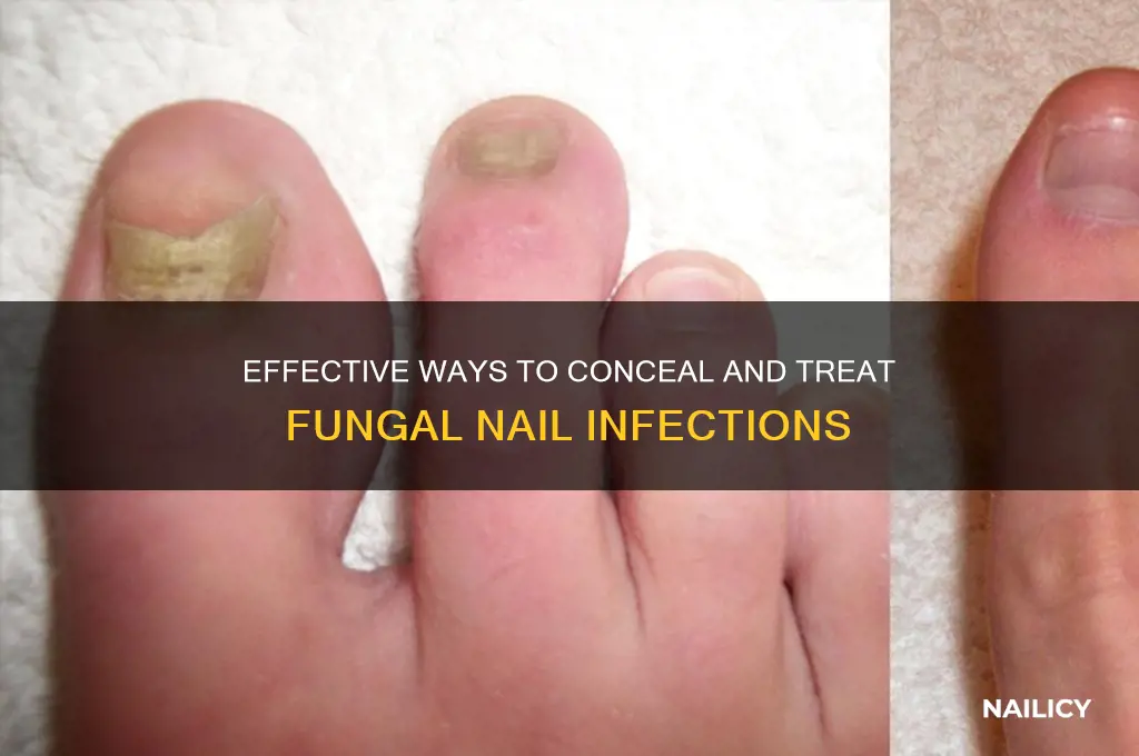 how to cover fungal nail