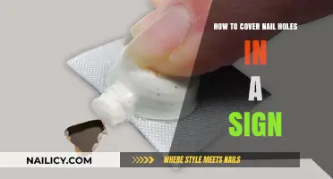 Easy DIY Fixes: Concealing Nail Holes in Your Sign Effortlessly