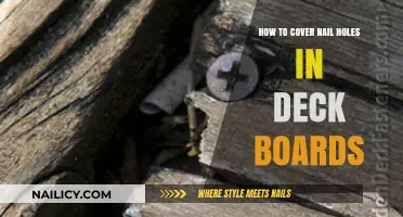 Easy DIY Fixes: Concealing Nail Holes in Deck Boards