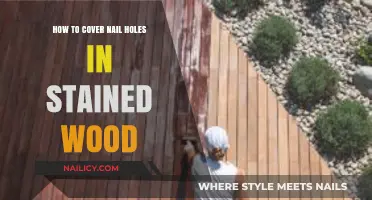 Easy Fixes: Concealing Nail Holes in Stained Wood Surfaces