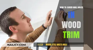 Quickly Cover Nail Holes in Wood Trim