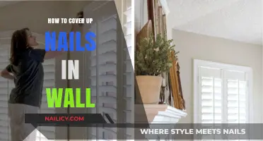 Creative Solutions: Concealing Wall Nails with Ease and Style