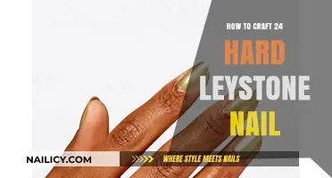 Mastering the Craft: Creating 24 Hard Leystone Nails Efficiently