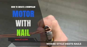 DIY Homopolar Motor: Simple Steps Using a Nail and Battery