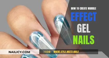 Creating a Marble Effect: Gel Nails Artistry