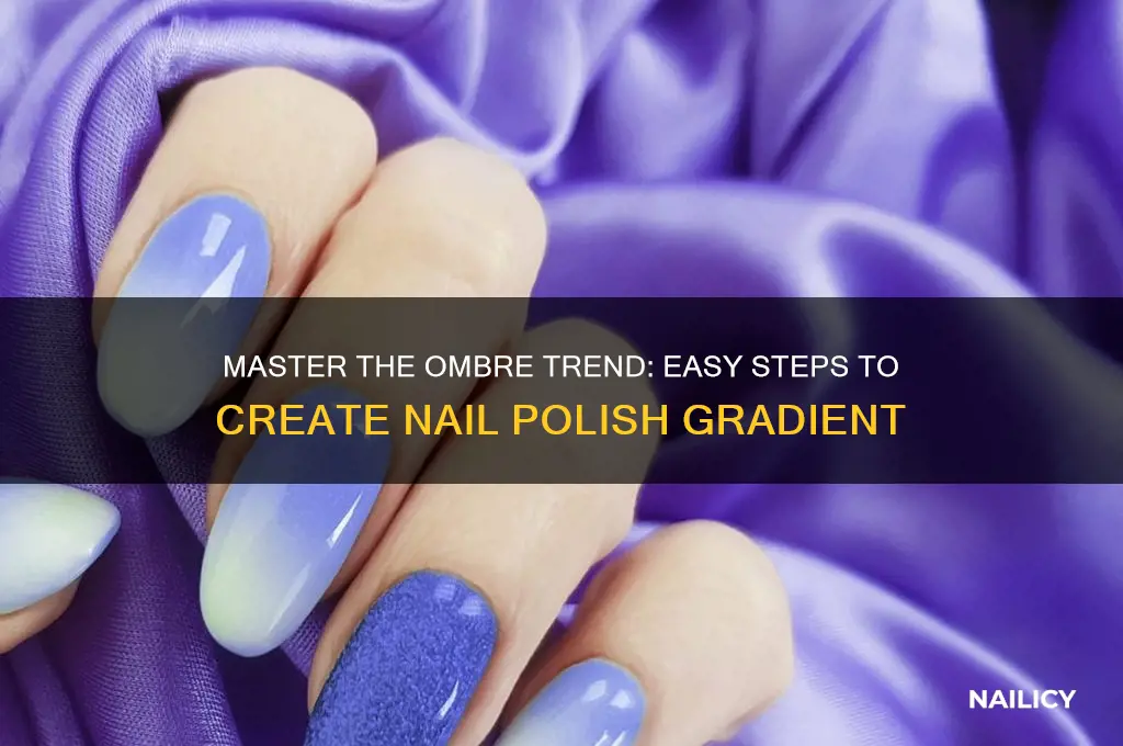 how to create nail polish ombre style
