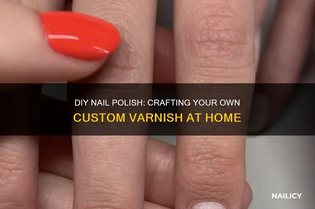 how to create nail varnish