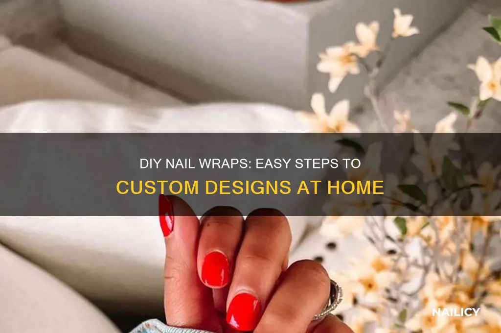 how to create nail wraps