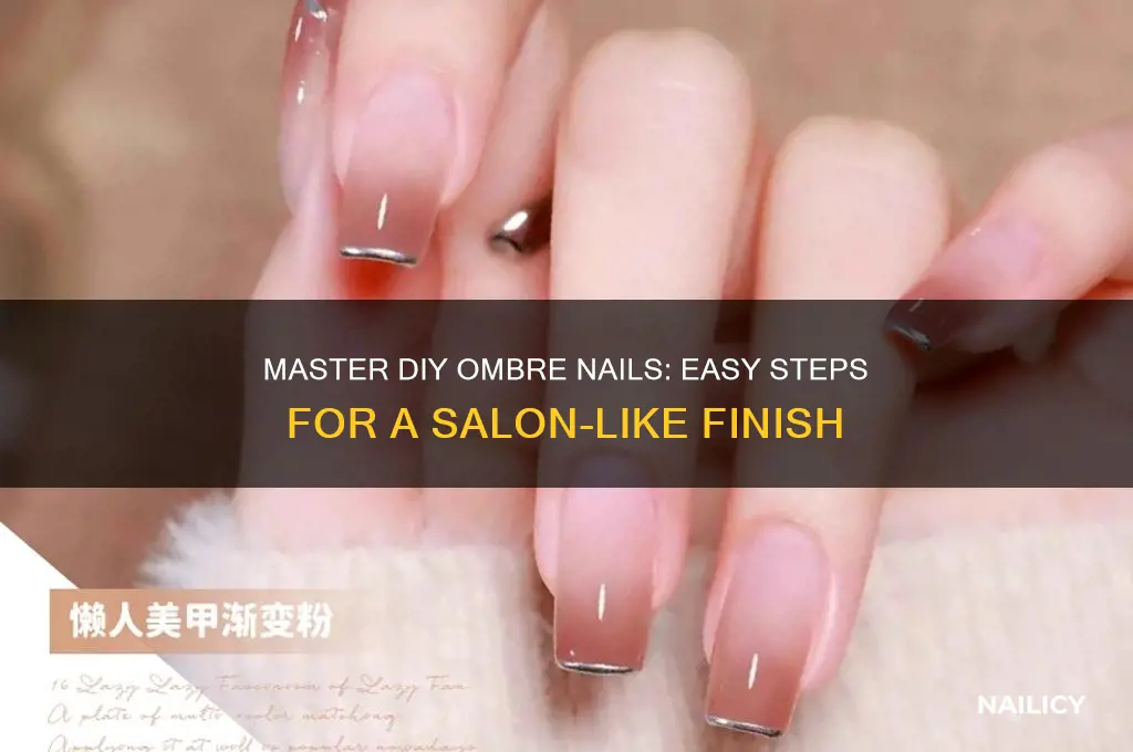 how to create ombre nails at home