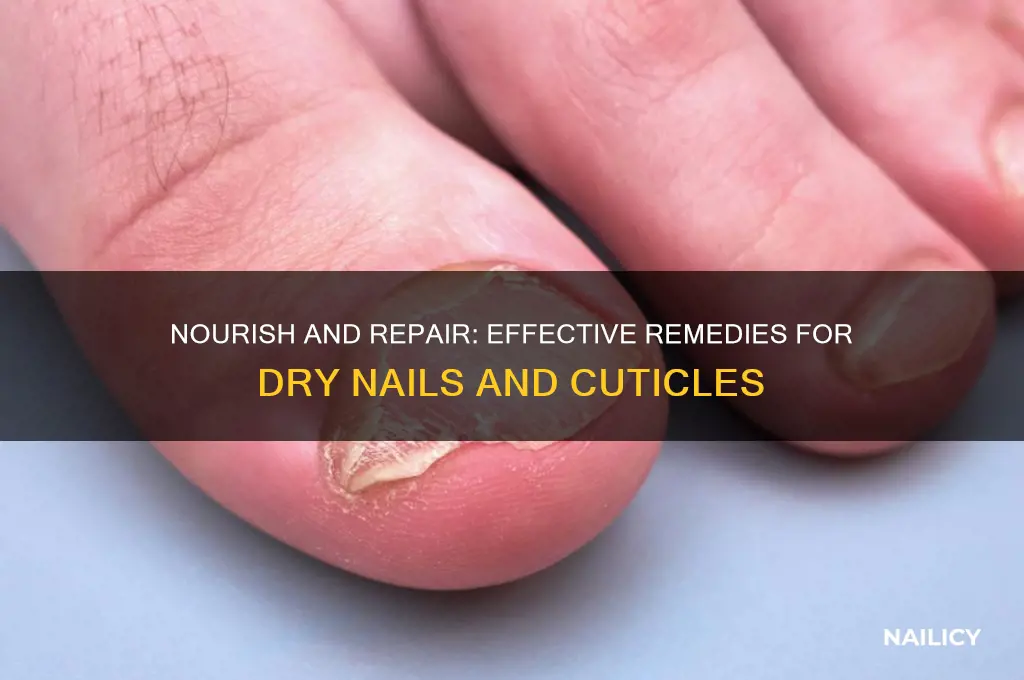 how to cure dry nails and cuticles