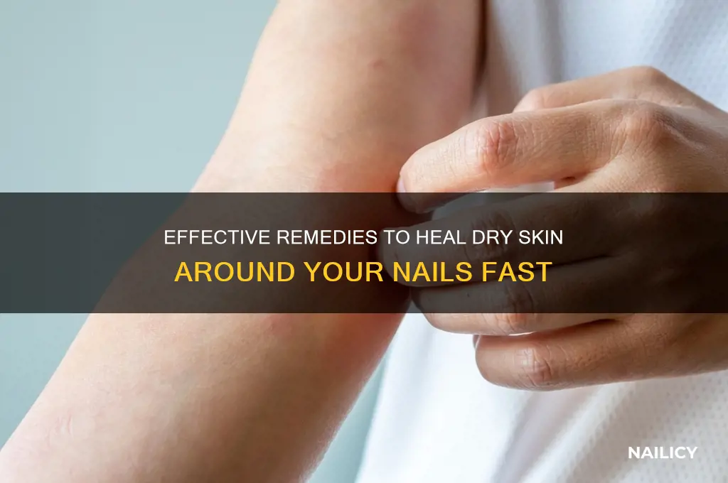 how to cure dry skin around nails