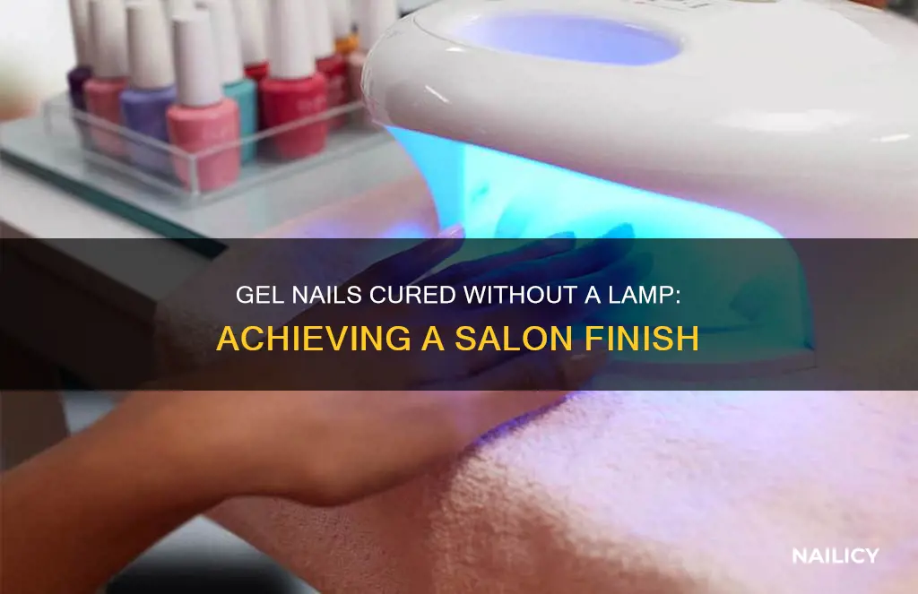 how to cure gel nails without a lamp