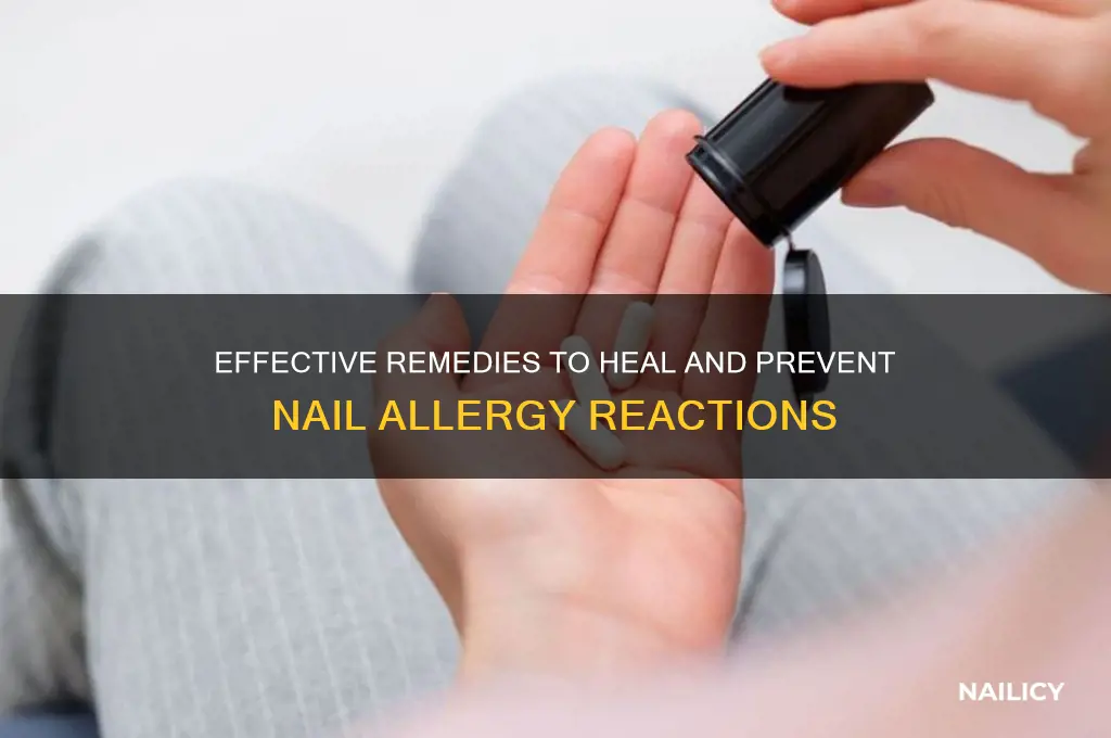 how to cure nail allergy