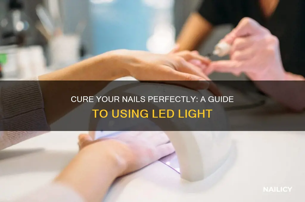 how to cure nails with led light