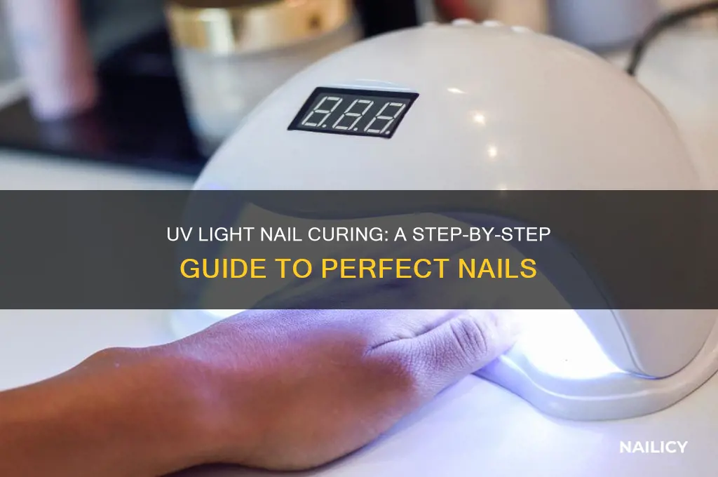 how to cure nails with uv light