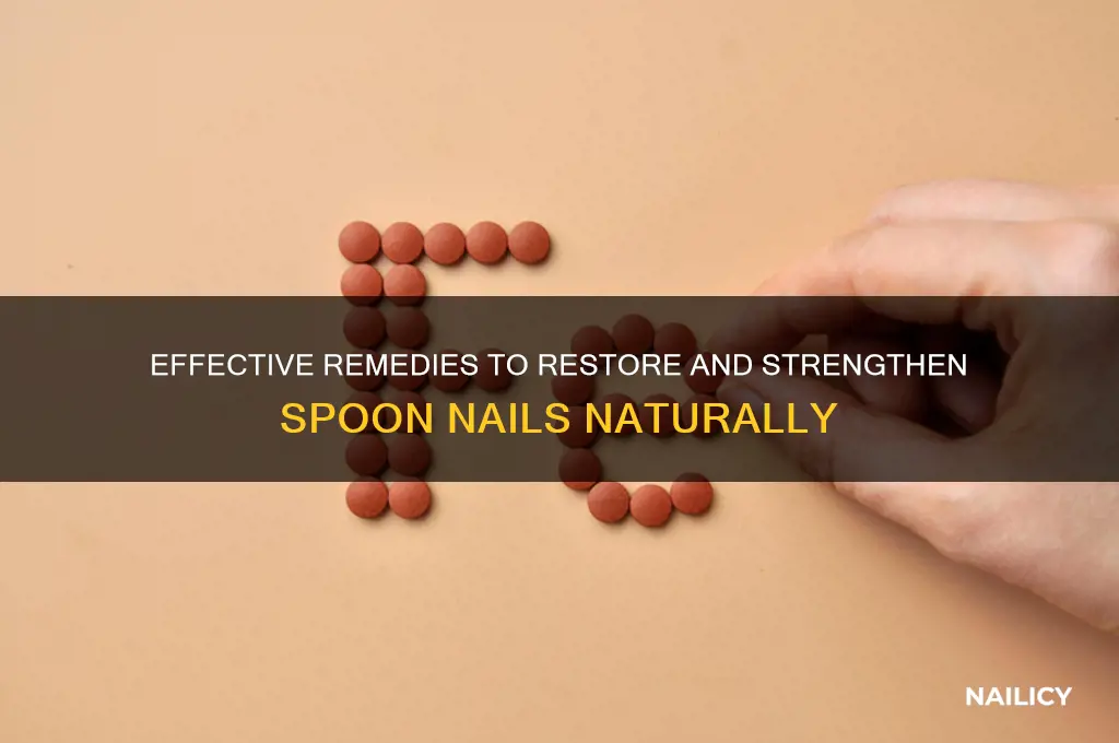 how to cure spoon nails