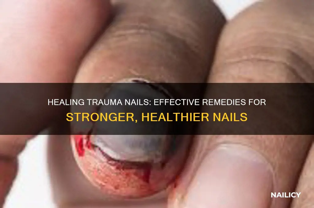 how to cure trauma nail