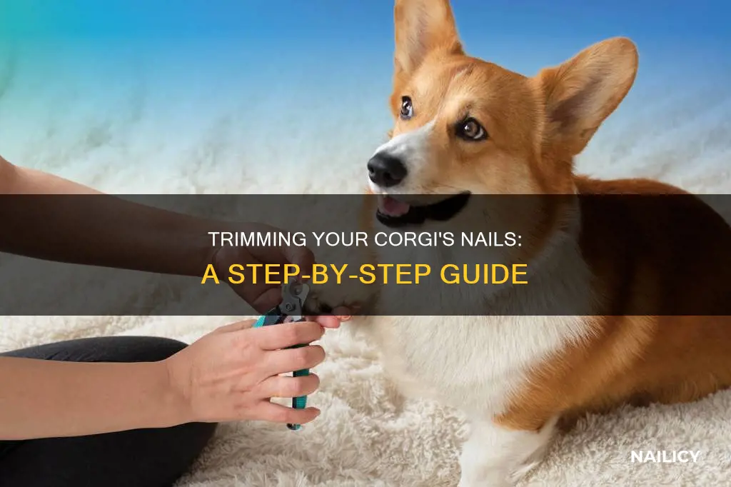 how to cut a corgis nails